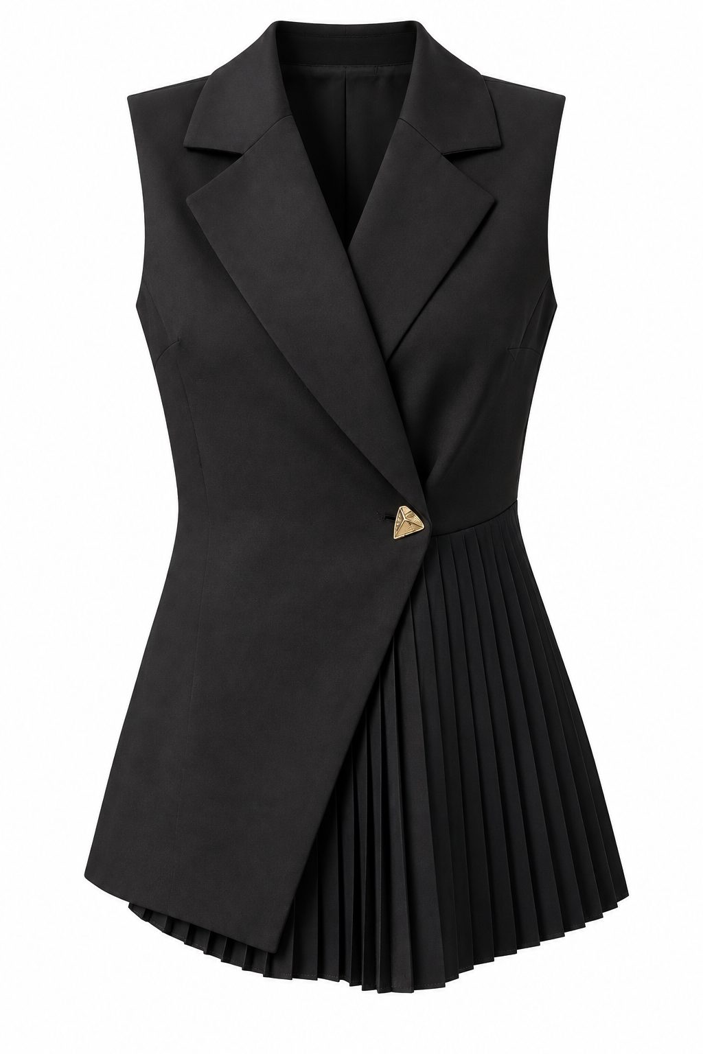 SHE by Be Still — The Lisbon Pleated Gilet in black